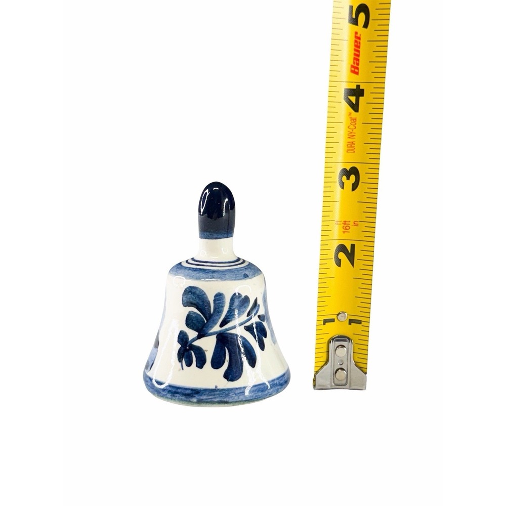 Delft Holland Blue White Ceramic Souvenir Bell Hand Painted Windmill Pottery EUC - Picture 6 of 7